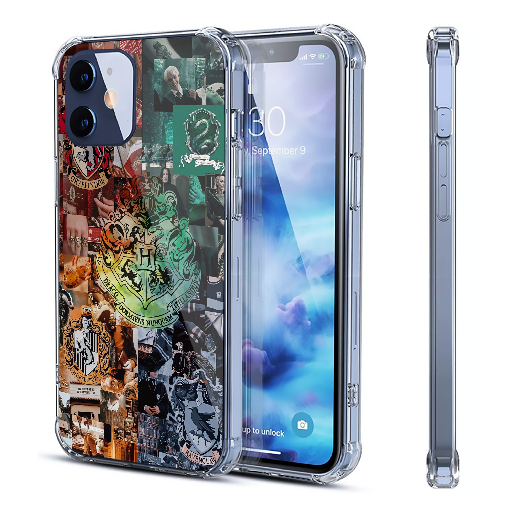 （画像用） Harry Potter ハリー・ポッターシリーズ 【iPhone 12シリーズ対応】透明スマホケース（クリアソフトケース）